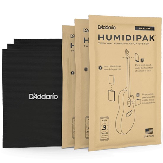 D'Addario Humidipak Restore Two-Way Humidification System