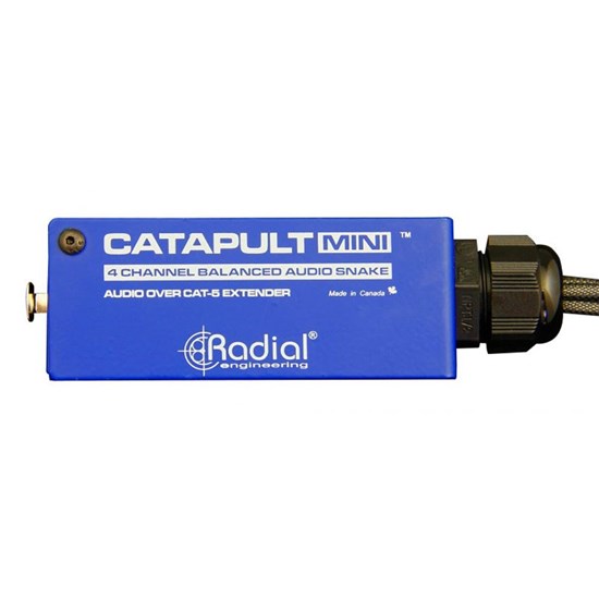 Radial Catapult Mini RX 4-Ch Compact Cat-5 Analog Snake (Male XLR Version)