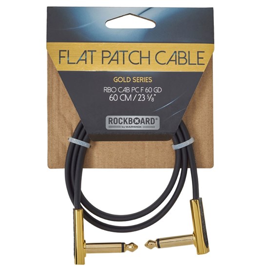 RockBoard Flat Patch Cable 60cm Gold