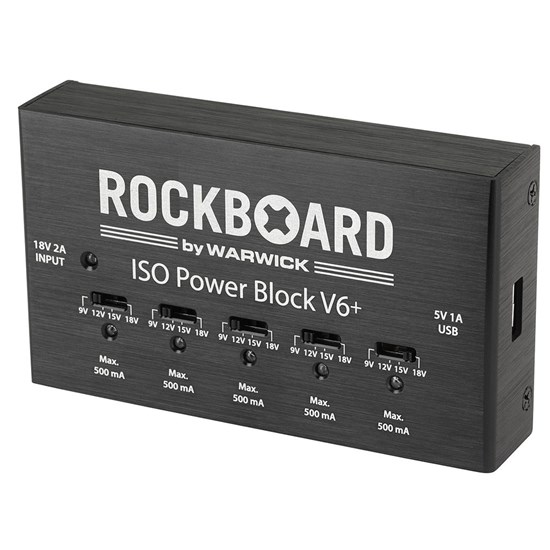 RockBoard ISO Power Block V6+ Multi Power Supply w/ Isolated Outputs
