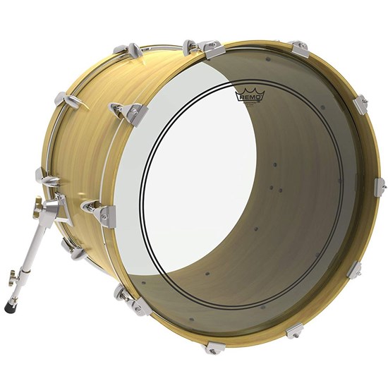 Remo P3-1322-C2 Powerstroke P3 Clear Bass Drumhead, 22