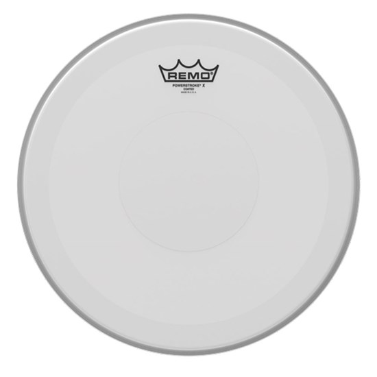 Remo PX-0114-C2 Powerstroke P3 X Coated Drumhead - Coated Top Clear Dot, 14