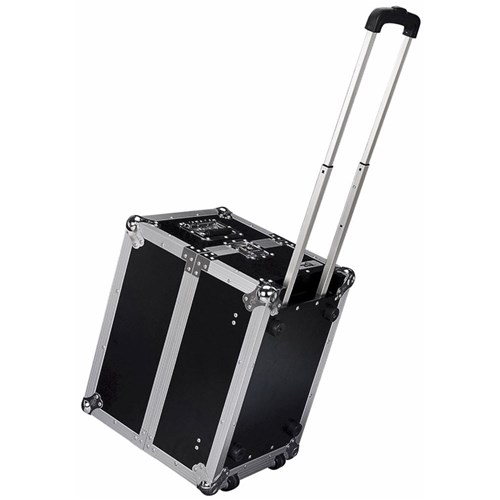 Road Ready RRLPHW 100 LP Case w/ Wheels & Pull Out Handle
