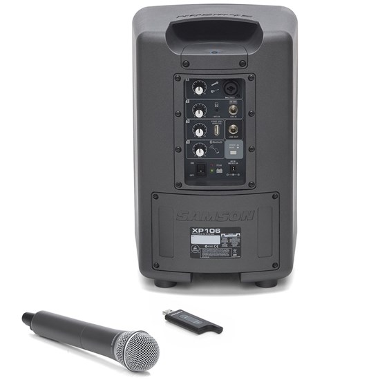 Samson Expedition XP106w Rechargeable Portable PA w/ Wireless System & Bluetooth