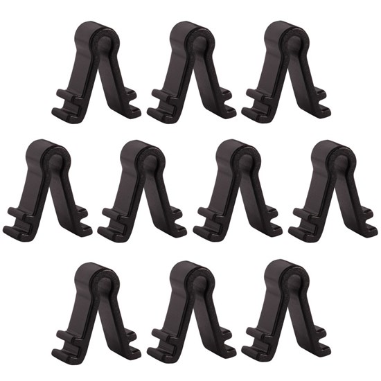 Shure RPM40SO/B Standoff for Single or Dual Tie Clip 10-Pack (Black)
