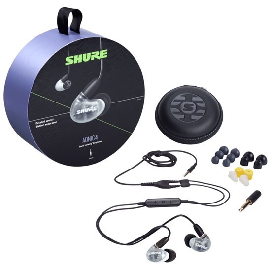 Shure Aonic 4 Sound Isolating Earphones w/ Universal Cable (White)