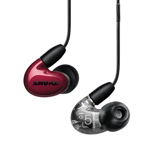 Shure Aonic 5 Sound Isolating Earphones w/ Universal Cable (Red)