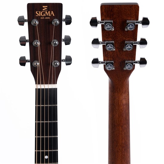 Sigma 000ME Acoustic Guitar w/ Solid Sitka Spruce Top & Pickup