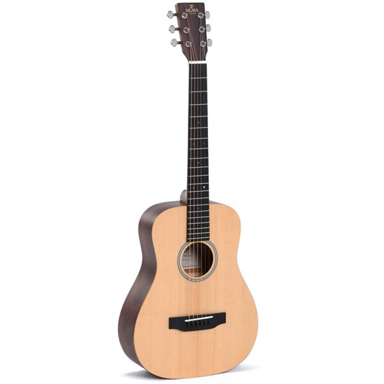 Sigma TM-12 Travel Acoustic Guitar w/ Soild Sitka Spruce Top inc Gig Bag