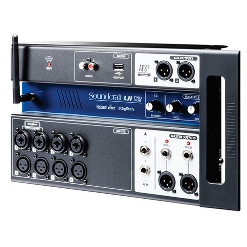 Soundcraft Ui12 12-In Remote Controlled Digital Mixer
