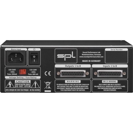 SPL Volume 8 Fully Analog 8-Channel Volume Controller & Puristic Surround Preamplifier