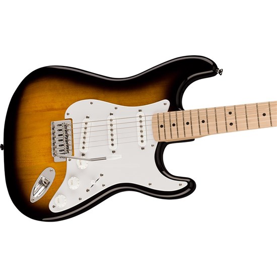 Squier Sonic Stratocaster w/ Maple Fingerboard & White Pickguard (2-Color Sunburst)