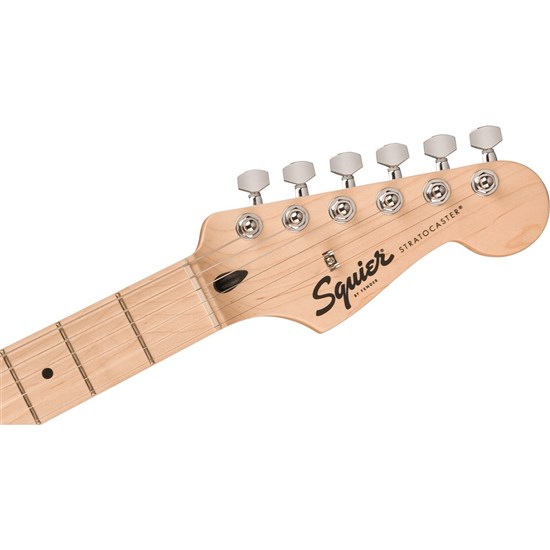Squier Sonic Stratocaster w/ Maple Fingerboard & White Pickguard (Black)