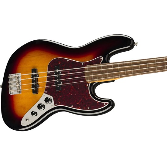 Squier Classic Vibe '60s Jazz Bass Fretless Laurel Fingerboard (3-Color Sunburst)