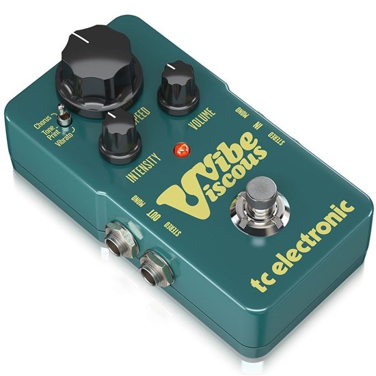 TC Electronic Viscous TonePrint Enabled Vibe Guitar Pedal w/ Chorus & Vibrato