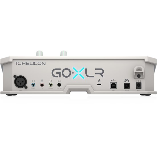 TC Helicon Go XLR 4-Channel Broadcast Mixer w/ Motorized Faders & FX (White)