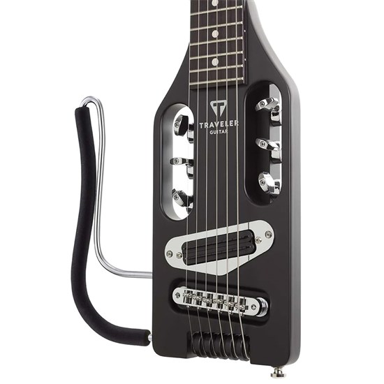 Traveler Guitar Ultra-Light Left Handed Electric Guitar (Matte Black) inc Gig Bag