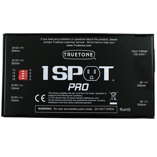 Truetone 1 Spot Pro CS6 Low Profile Multi Voltage Power Supply
