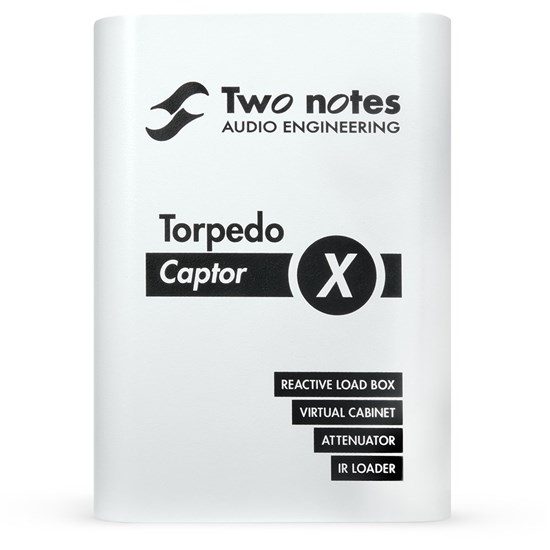 Two Notes Torpedo Captor X Reactive Load Box, Virtual Cab Attenuator & IR Loader (8 ohm)