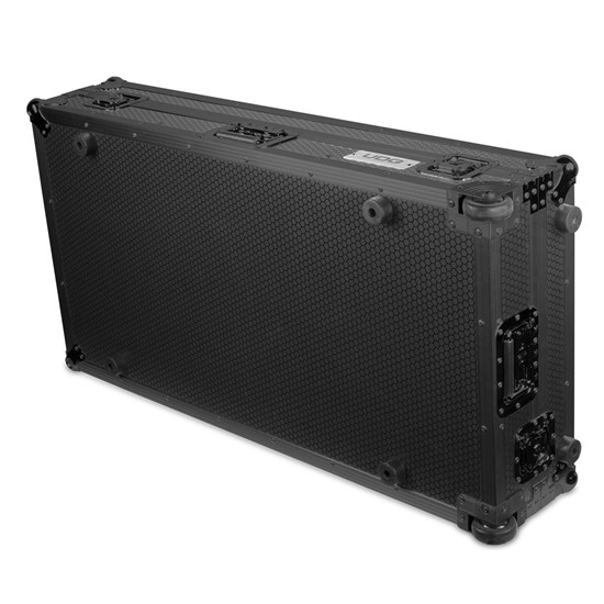 UDG Ultimate Flight Case Set Pioneer CDJ-3000/DJM-A9 Plus Laptop Shelf & Wheels (Black)