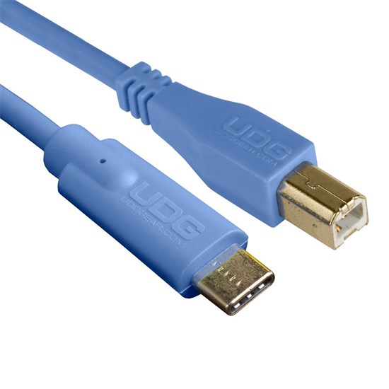 UDG Ultimate Audio Cable USB 2.0 C-B (Light Blue) Straight 1.5m
