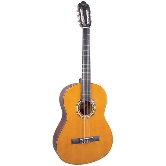 Valencia VC204H 200 Series 4/4 Hybrid Nylon String Guitar (Antique Natural Satin)