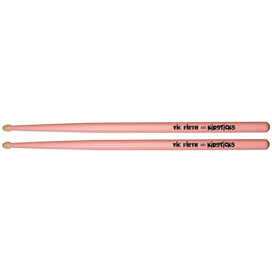 Vic Firth American Classic Kidstick Wood Tip Drumsticks (Pink)