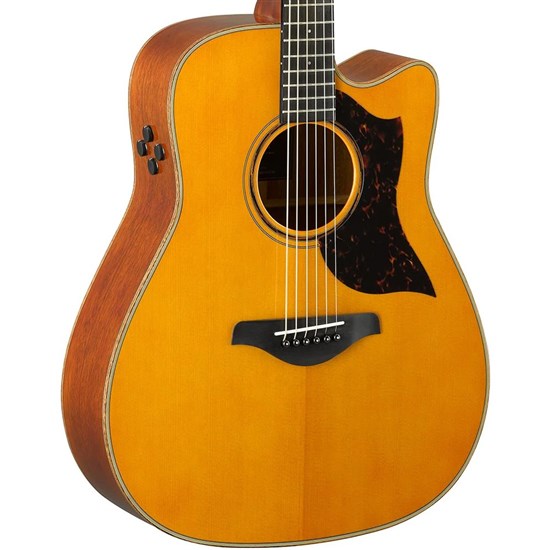 Yamaha A3M//ARE Acoustic Guitar w/ Cutaway & Pickup (Vintage Natural)
