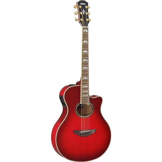 Yamaha APX1000 Acoustic/Electric w/Solid Top & Cutaway (Crimson Red Burst)