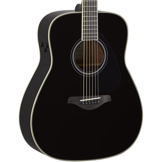 Yamaha FGTA TransAcoustic Guitar w/ Solid Spruce Top Reverb & Chorus (Black)