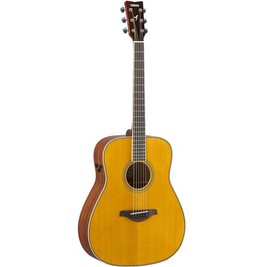 Yamaha FGTA TransAcoustic Guitar w/ Solid Spruce Top, Reverb & Chorus (Vintage Tint)
