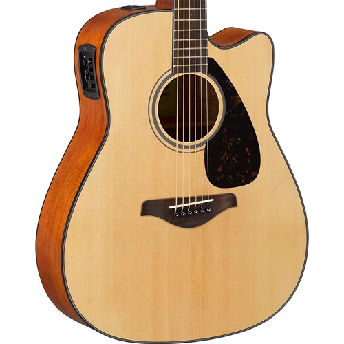 Yamaha FGX800C Electric-Acoustic Dreadnought w/Cutaway (Natural)