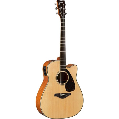Yamaha FGX820C Electric-Acoustic Dreadnought w/Cutaway (Natural)