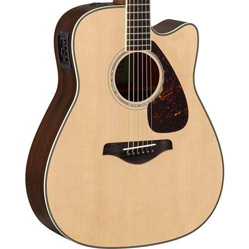 Yamaha FGX830C Electric-Acoustic Dreadnought w/Cutaway (Natural)
