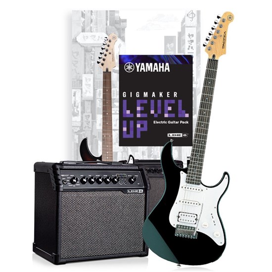 Yamaha Gigmaker Level Up Electric Guitar Pack (Black)