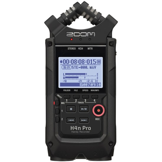 Zoom H4n Pro Handy Recorder (All Black Edition)