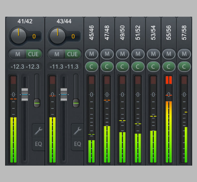 Screen shot of RME Totalmix