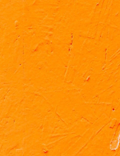 Concrete wall painted orange