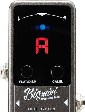 Ibanez Bigmini guitar tuner close up
